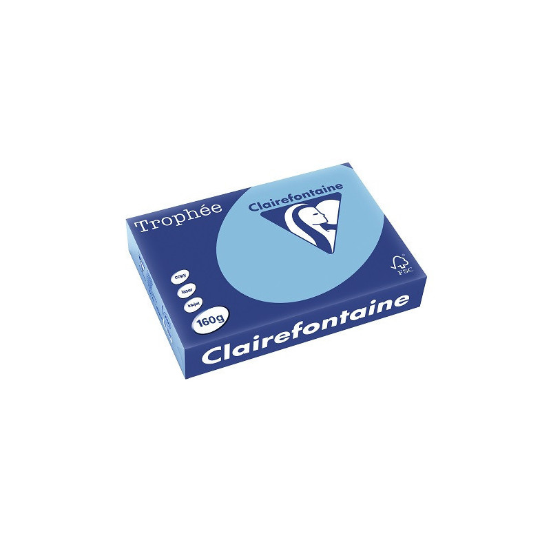 PAPIER REPRO CLAIREF. TROPHEE A4 160G LAVANDE 250FLS