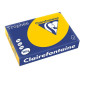 PAPIER REPRO CLAIREF. TROPHEE A4 160G JAUNE TOURNESOL 250FLS