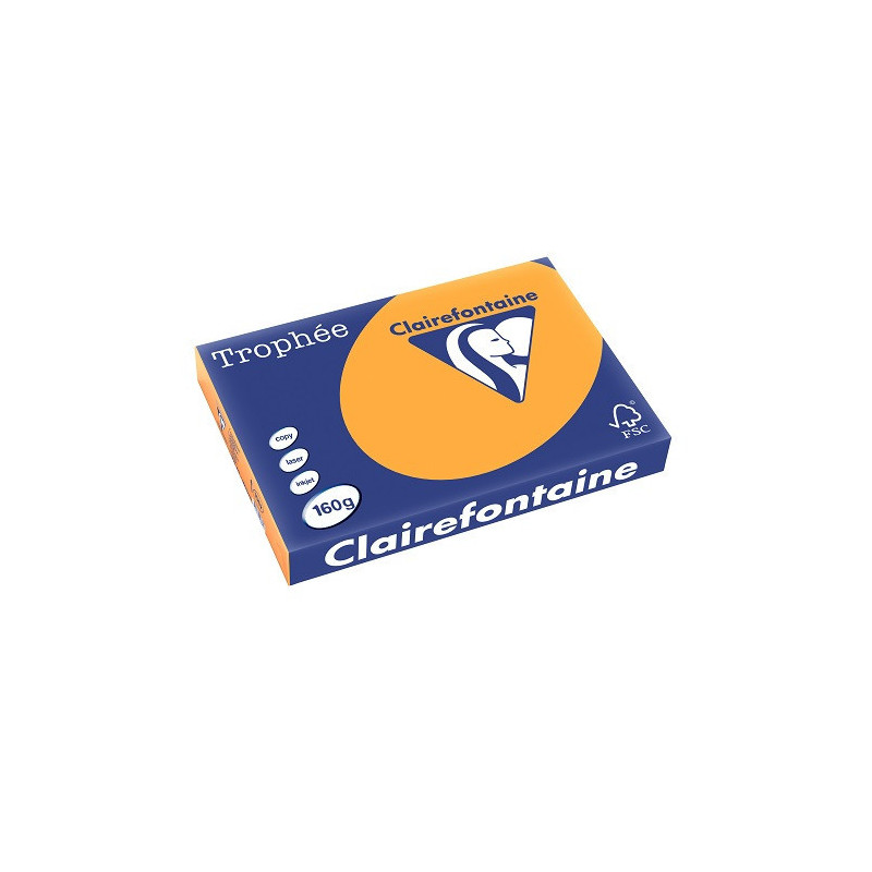 PAPIER REPRO CLAIREF. TROPHEE A3 160G CLEMENTINE 250FLS
