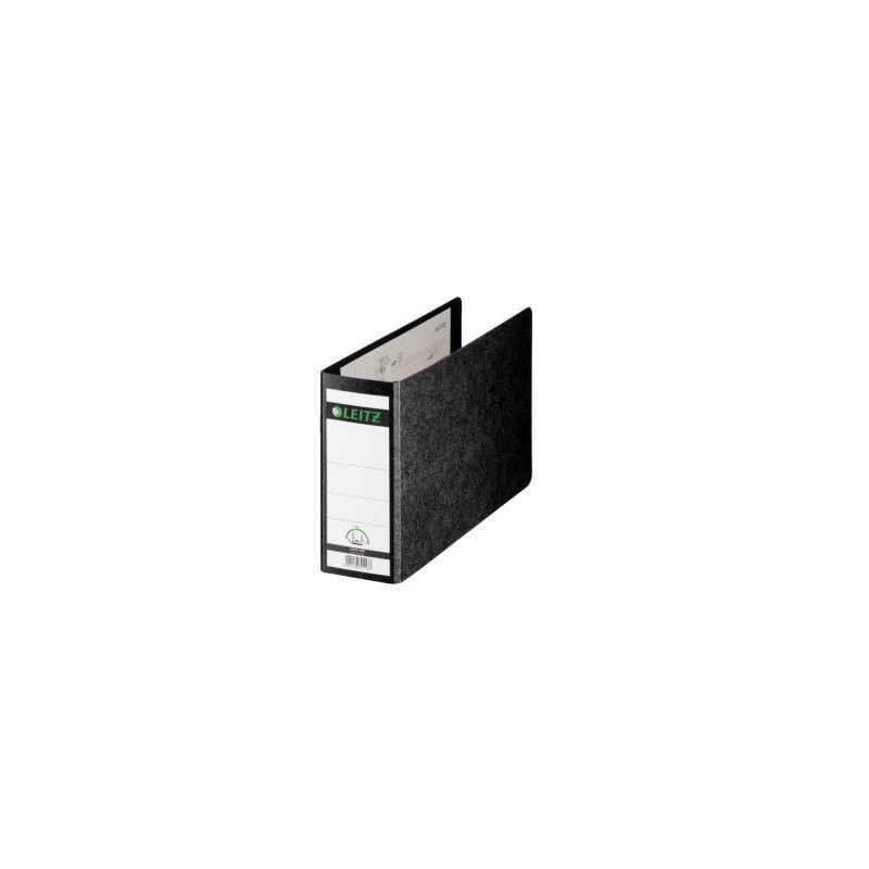 CLASSEUR LEITZ CARTON BANQUE 8CM NOIR