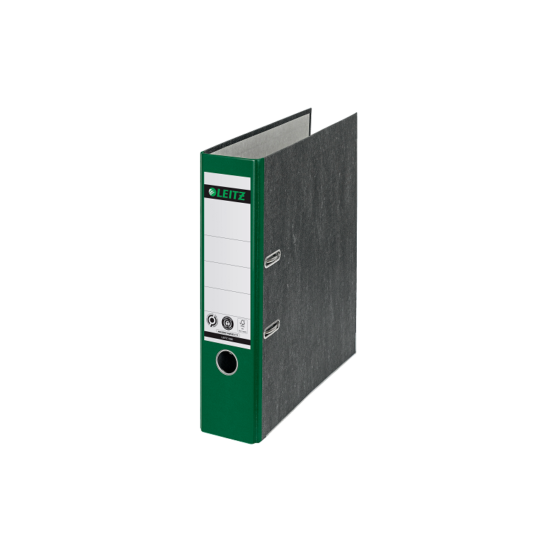 CLASSEUR LEITZ CARTON 1080 8CM DOS VERT