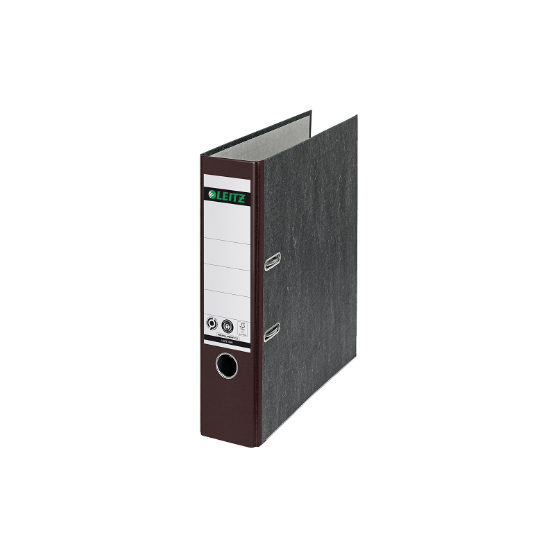 CLASSEUR LEITZ CARTON 1080 8CM DOS BRUN