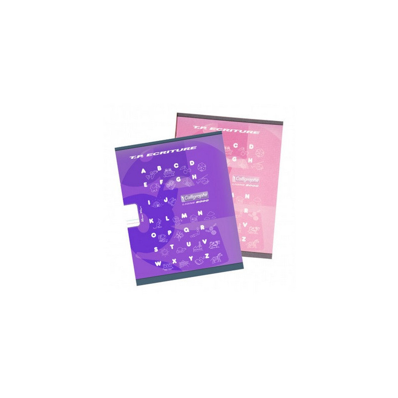 CAHIER CLAIREF. PIQ. A5 TRAVAUX PRATIQUES LIGNE 18MM+UNI 16FLS ASS.