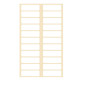 AUTOCOLLANT BSB OFFICE-STICKER 32X10MM