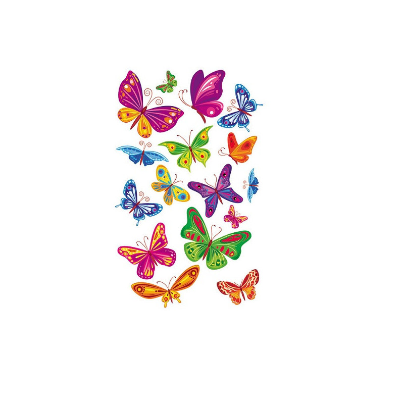 AUTOCOLLANT BSB DECO-STICKER PAPILLONS