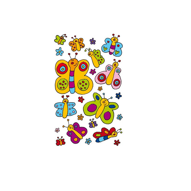 AUTOCOLLANT BSB DECO-STICKER PAPILLONS