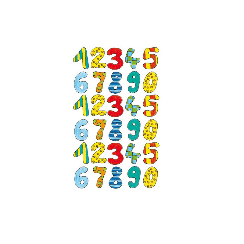 AUTOCOLLANT BSB DECO-STICKER CHIFFRES