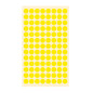 AUTOCOLLANT BSB OFFICE-STICKER POINTS JAUNE Ø8MM