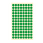 AUTOCOLLANT BSB OFFICE-STICKER POINTS VERT Ø8MM