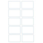 AUTOCOLLANT BSB HOME-STICKER SURGELATEUR BLANC