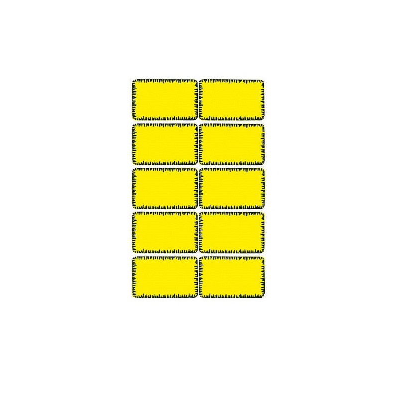AUTOCOLLANT BSB HOME-STICKER SURGELATEUR JAUNE
