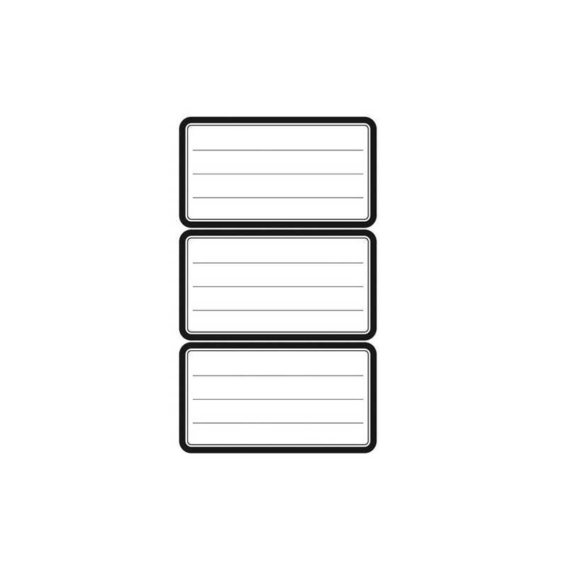 AUTOCOLLANT BSB SCHOOL-STICKER RECTANGLES