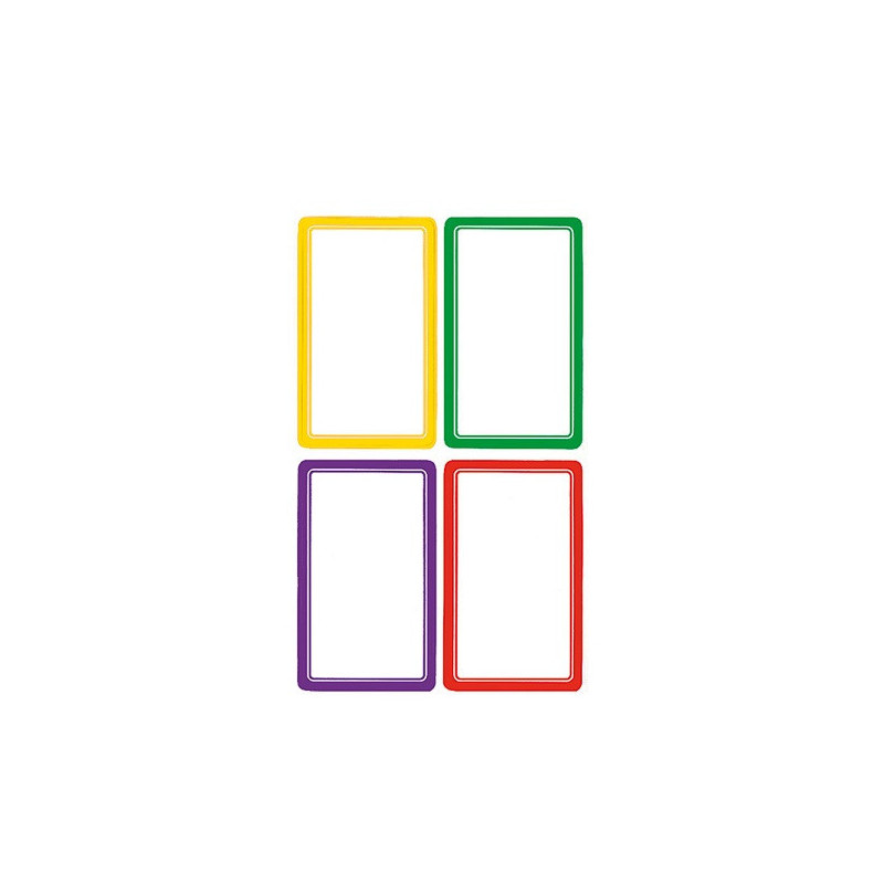 AUTOCOLLANT BSB SCHOOL-STICKER RECTANGLE COUL. ASS.