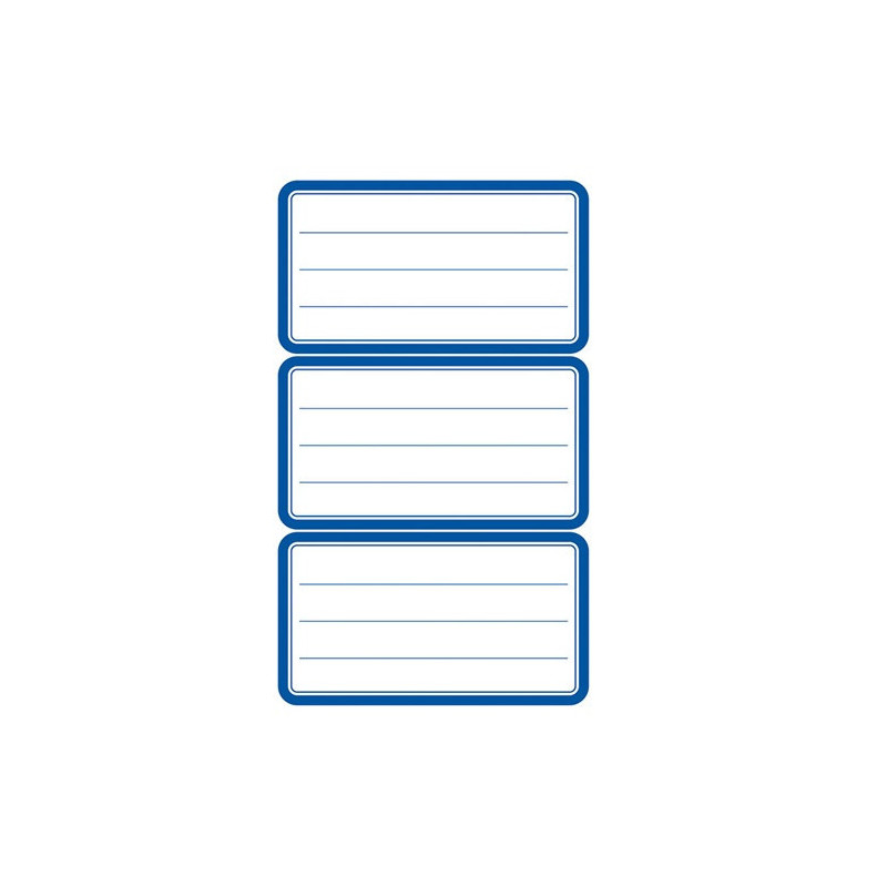 AUTOCOLLANT BSB SCHOOL-STICKER RECTANGLES