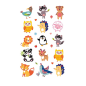 AUTOCOLLANT BSB DECO-STICKER ANIMAUX
