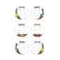 AUTOCOLLANT BSB HOME-STICKER BOCAL A CONSERVER FRUITS