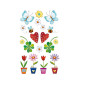AUTOCOLLANT BSB DECO-STICKER FLEURS