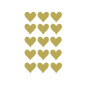 AUTOCOLLANT BSB DECO-STICKER GLITTER COEURS