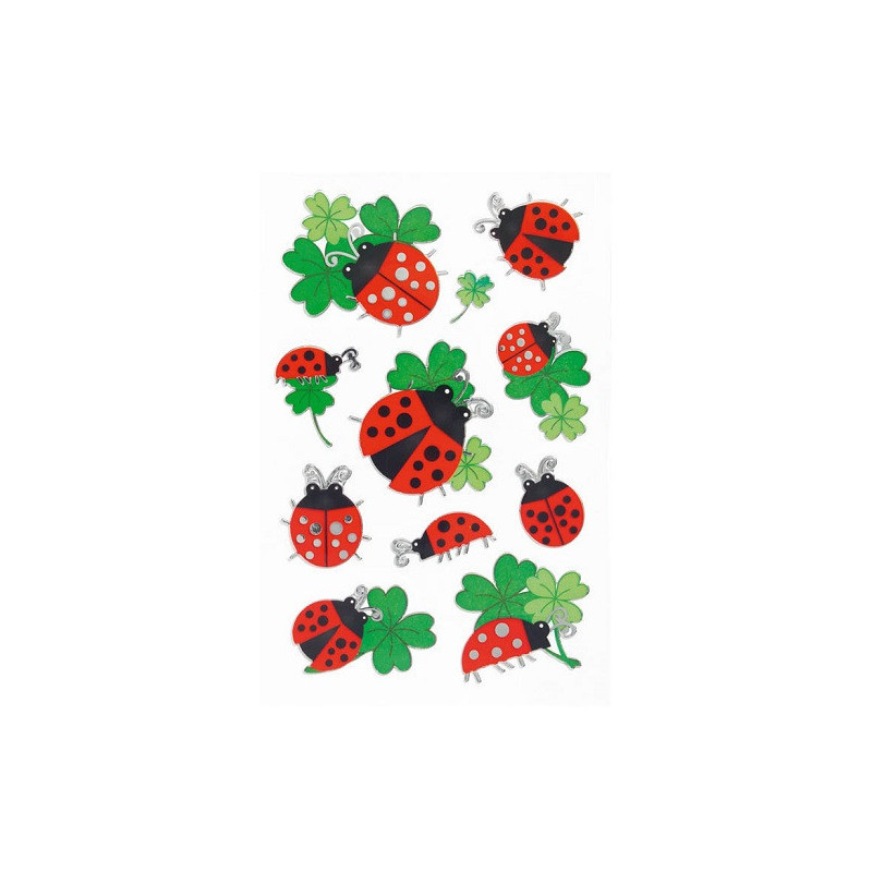 AUTOCOLLANT BSB DECO-STICKER COCCINELLES