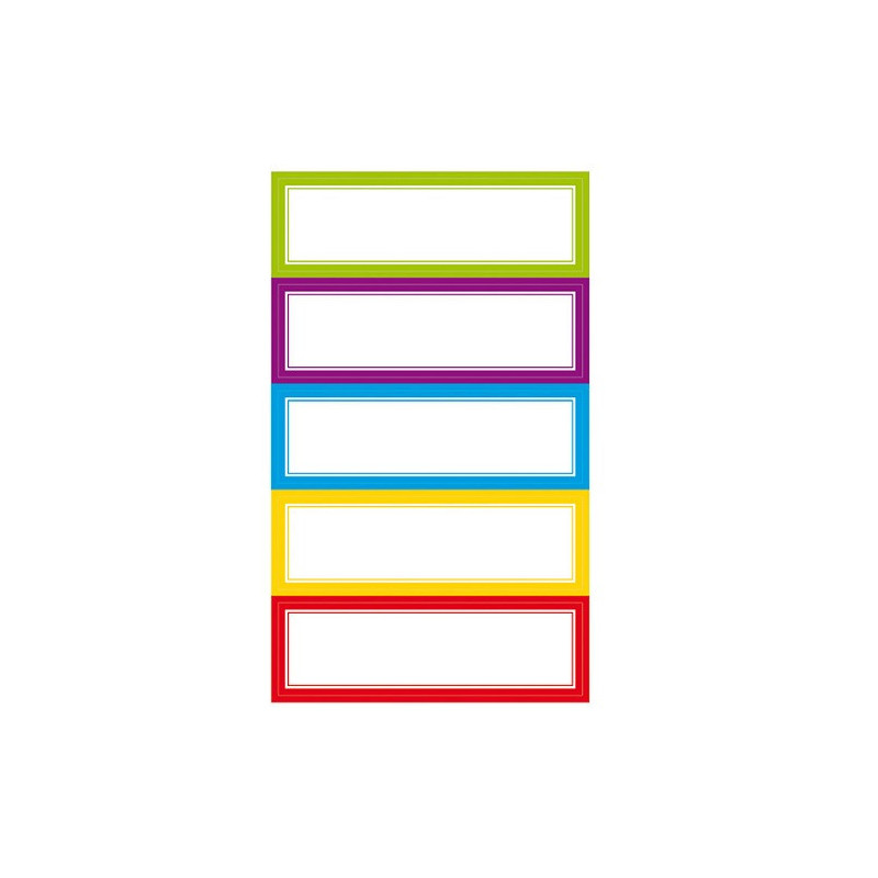 AUTOCOLLANT BSB HOME-STICKER RECTANGLES COULEURS ASS.
