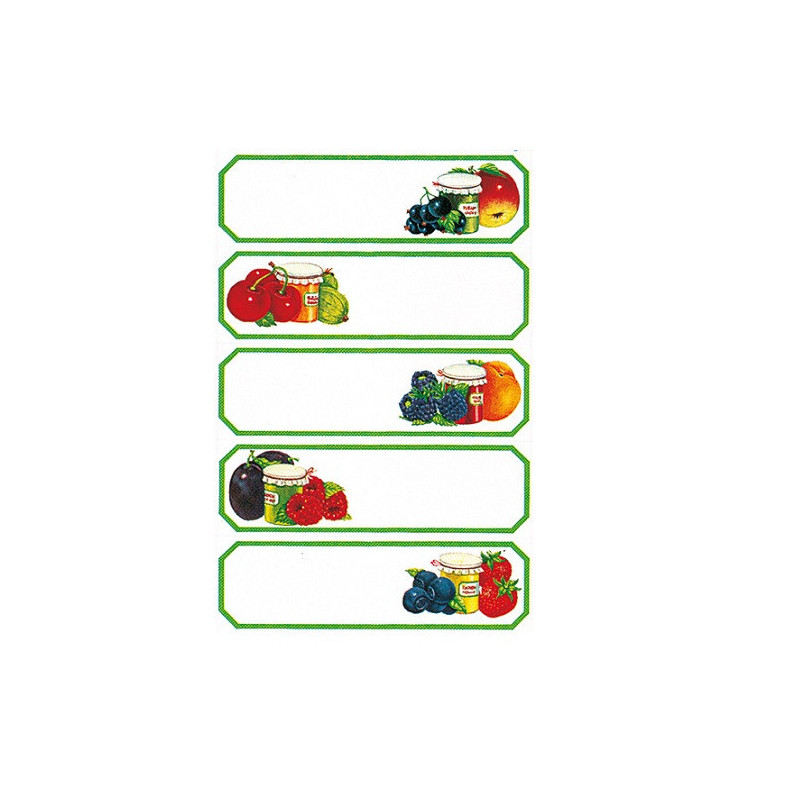 AUTOCOLLANT BSB HOME-STICKER BOCAL A CONSERVER FRUITS
