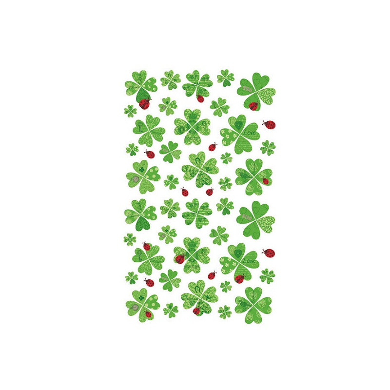 AUTOCOLLANT BSB DECO-STICKER TREFLES