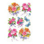 AUTOCOLLANT BSB DECO-STICKER FLEURS