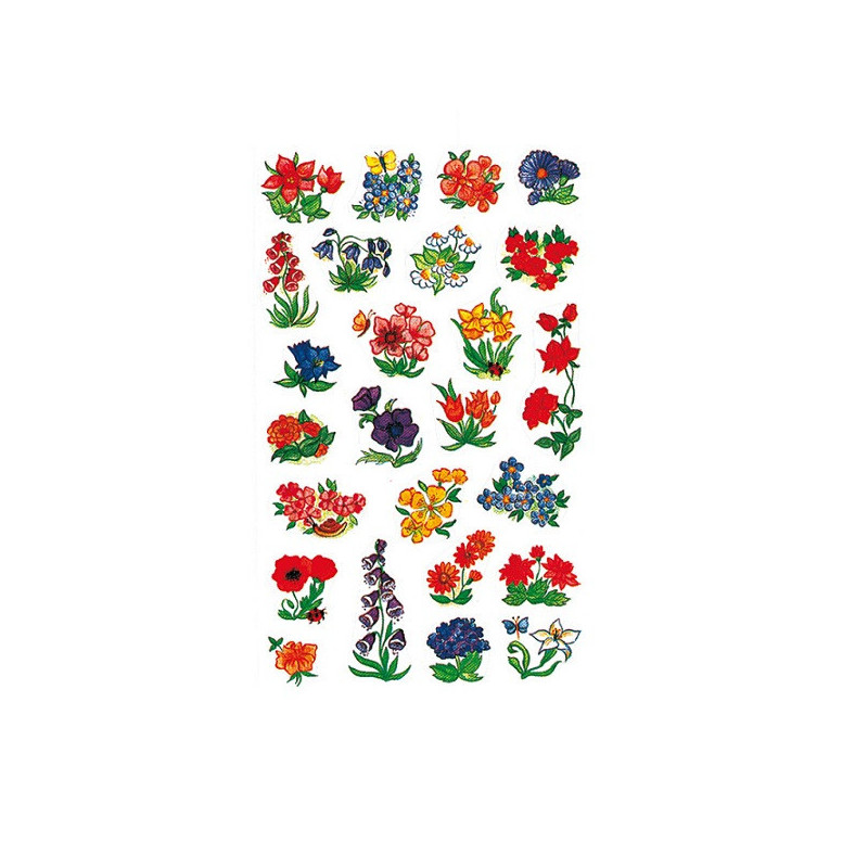 AUTOCOLLANT BSB DECO-STICKER FLEURS