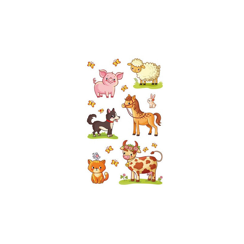 AUTOCOLLANT BSB DECO-STICKER ANIMAUX