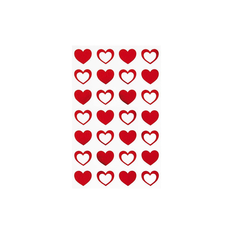 AUTOCOLLANT BSB DECO-STICKER COEURS