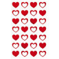 AUTOCOLLANT BSB DECO-STICKER COEURS