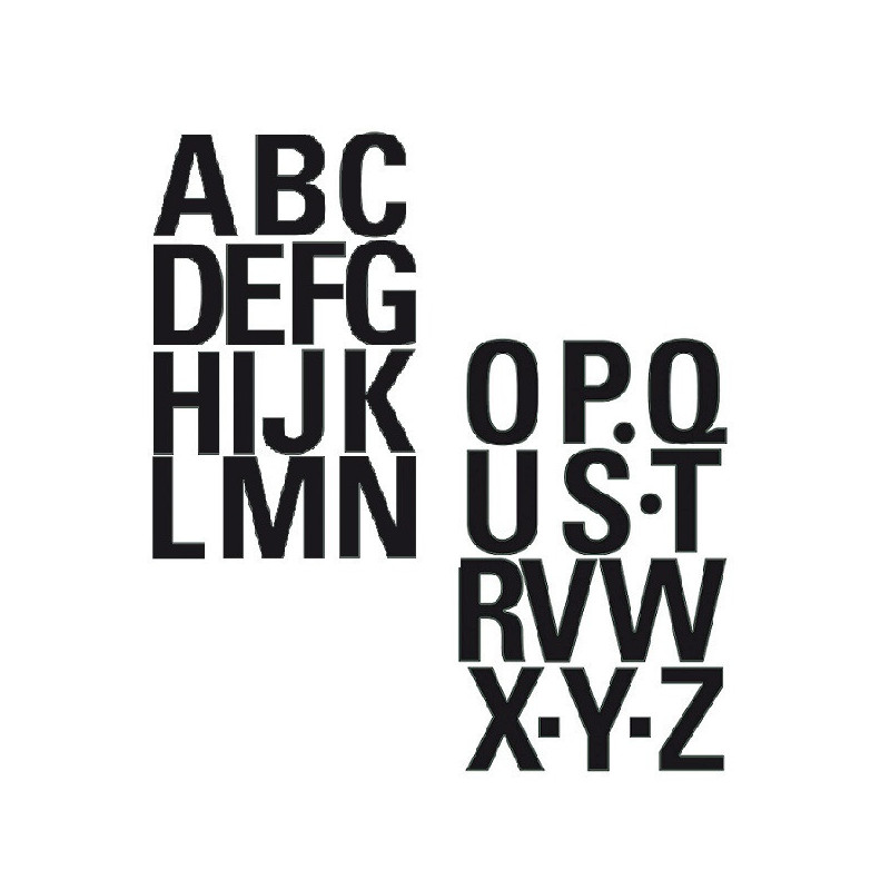 AUTOCOLLANT BSB OFFICE-STICKER ALPHABET