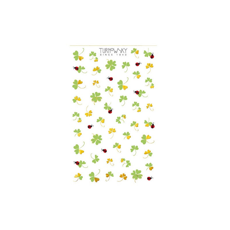 AUTOCOLLANT BSB DECO-STICKER TURNOWSKY TREFLES