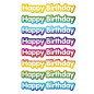 AUTOCOLLANT BSB DECO-STICKER HAPPY BIRTHDAY