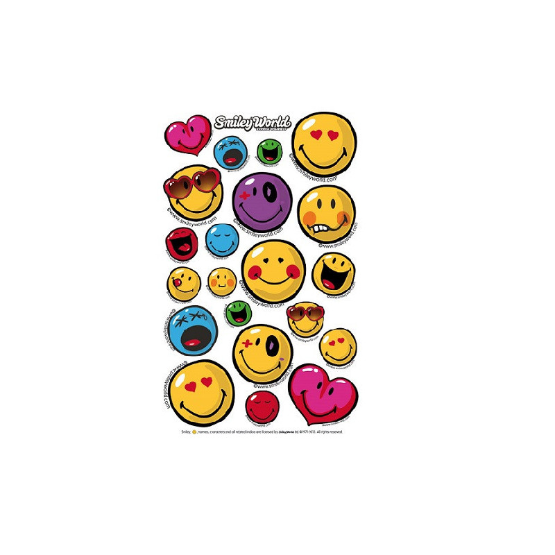 AUTOCOLLANT BSB DECO-STICKER SMILEY