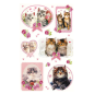 AUTOCOLLANT BSB DECO-STICKER GLITTER CHATONS