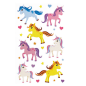 AUTOCOLLANT BSB DECO-STICKER GLITTER LICORNE