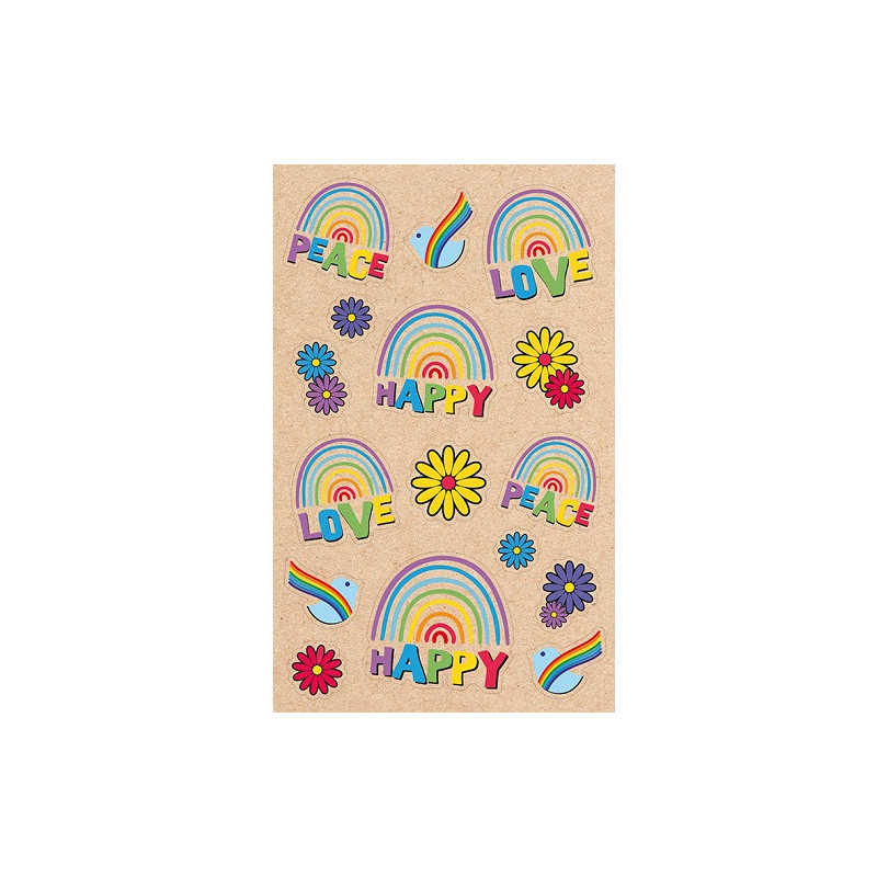 AUTOCOLLANT BSB DECO-STICKER ARC-EN-CIEL