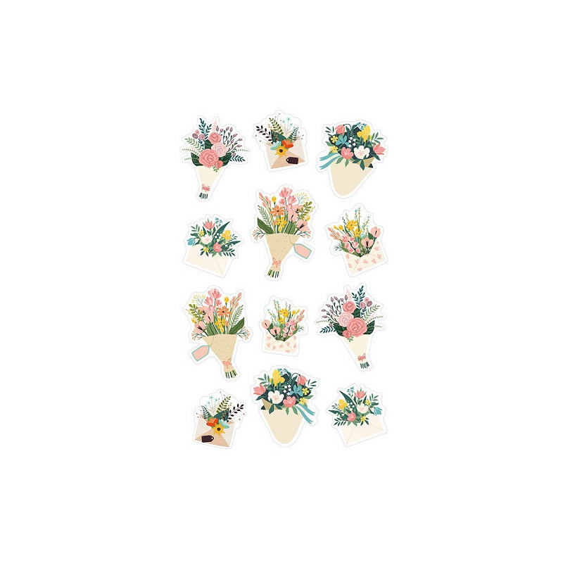 AUTOCOLLANT BSB DECO-STICKER FLEURS