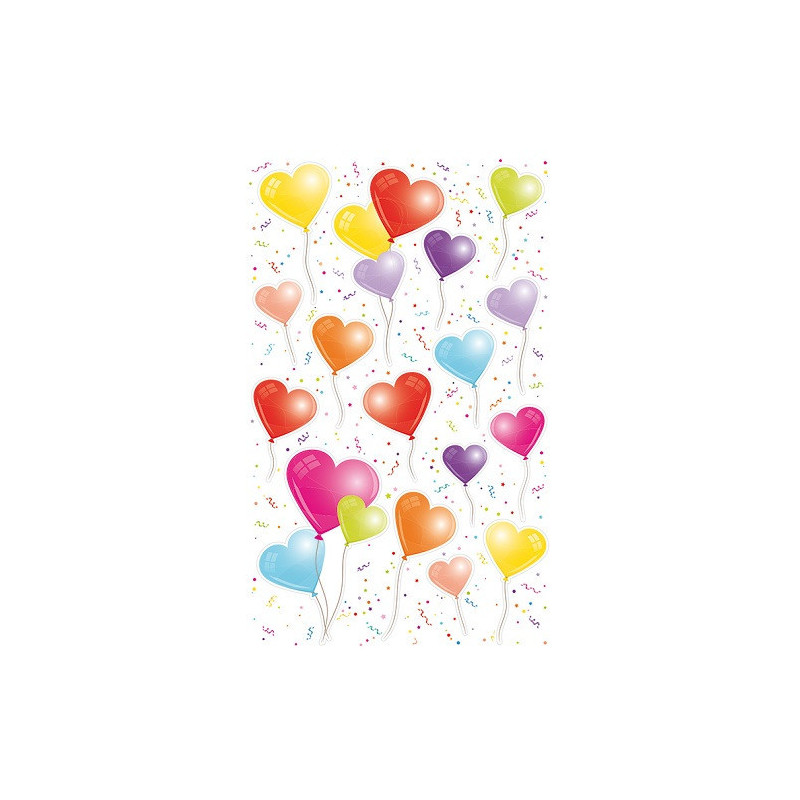 AUTOCOLLANT BSB DECO-STICKER COEURS