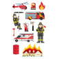AUTOCOLLANT BSB DECO-STICKER POMPIERS