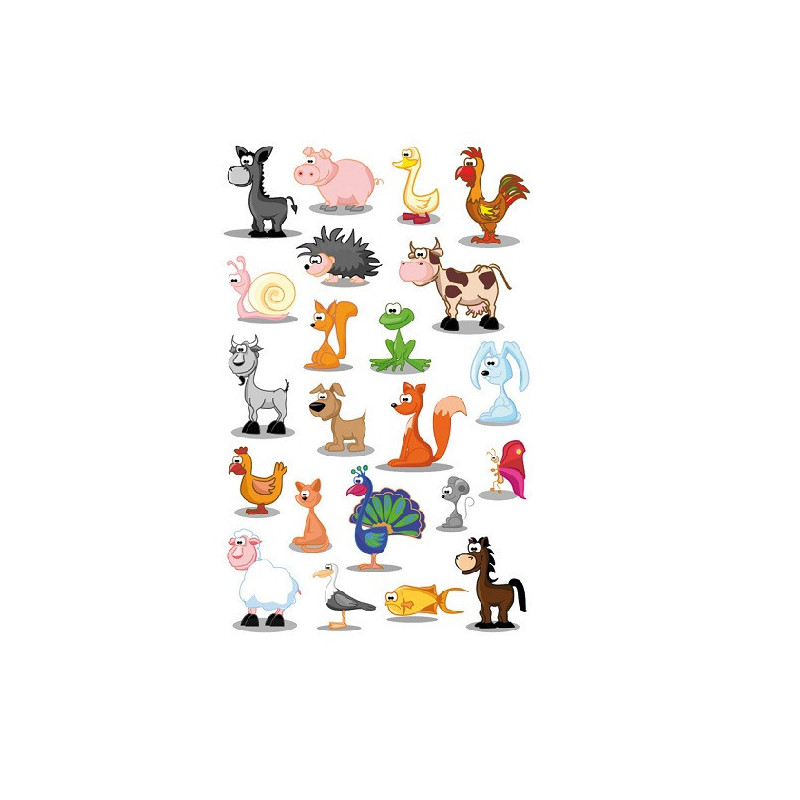 AUTOCOLLANT BSB DECO-STICKER ANIMAUX