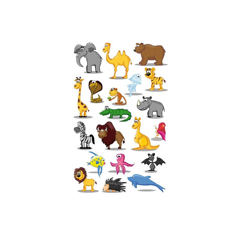 AUTOCOLLANT BSB DECO-STICKER ANIMAUX