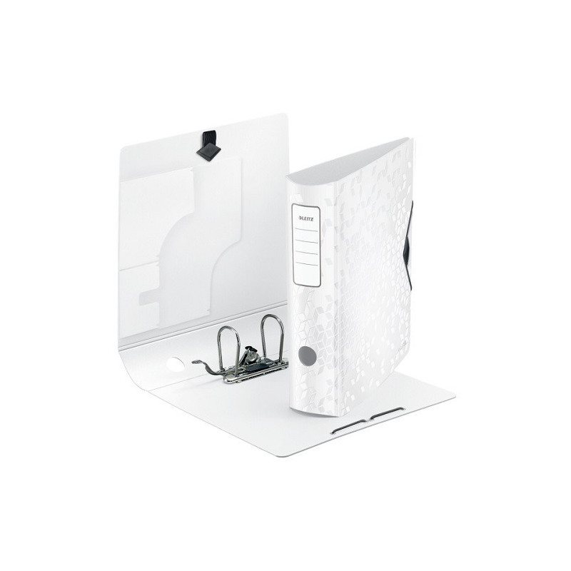 CLASSEUR LEITZ PP WOW 7,5CM BLANC