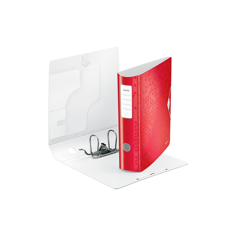 CLASSEUR LEITZ PP WOW 7,5CM ROUGE