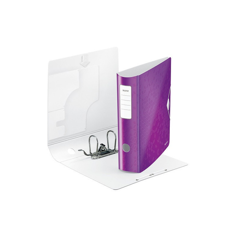 CLASSEUR LEITZ PP WOW 7,5CM POURPRE