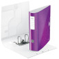 CLASSEUR LEITZ PP WOW 7,5CM POURPRE