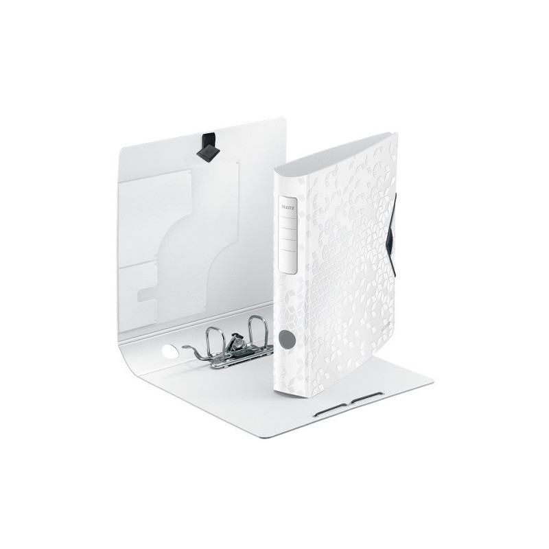 CLASSEUR LEITZ PP WOW 5CM BLANC