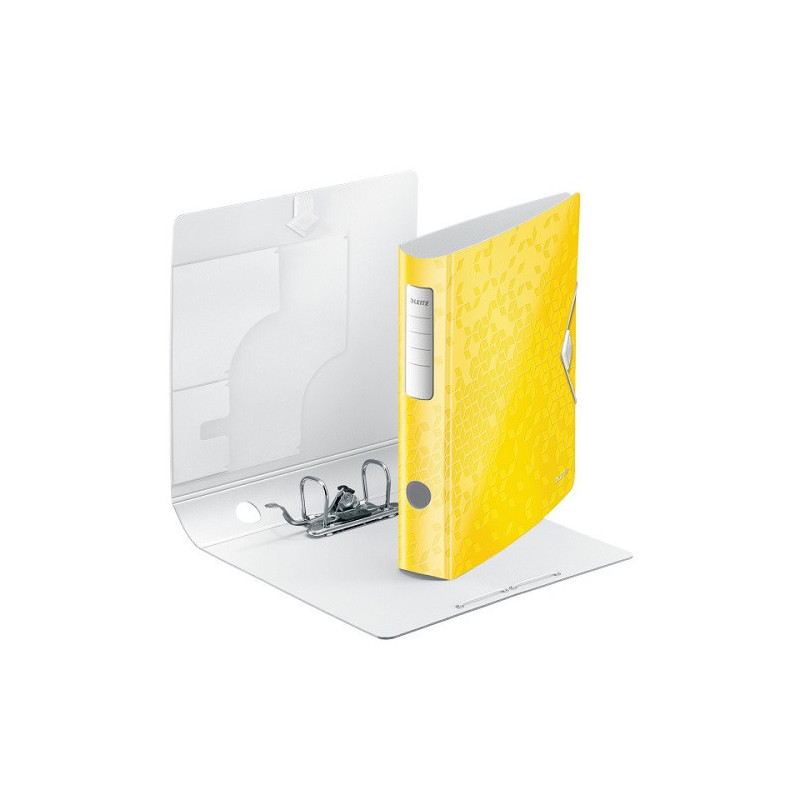 CLASSEUR LEITZ PP WOW 5CM JAUNE