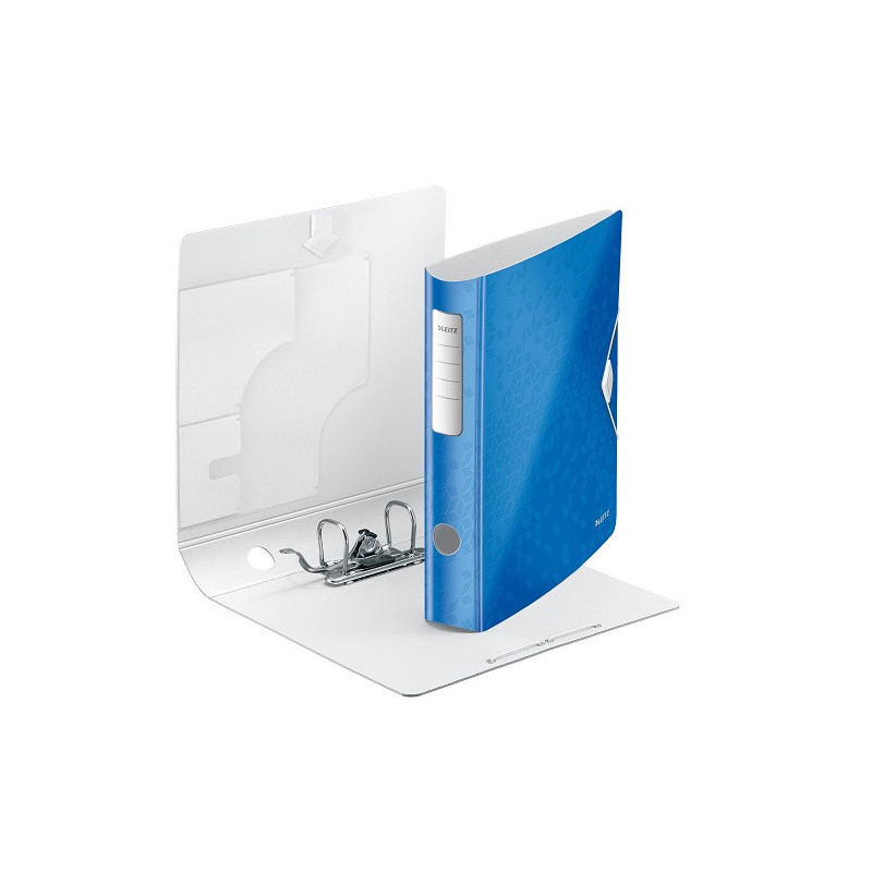 CLASSEUR LEITZ PP WOW 5CM BLEU